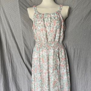 Cato Floral Ruffle Halter Dress